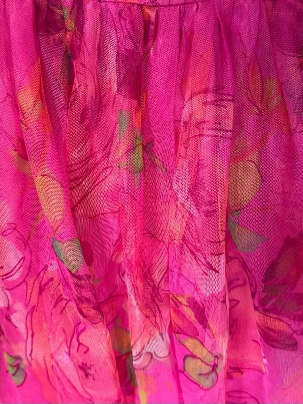 Baby GAP Girls' Fuchsia Floral Party Dress - 3T